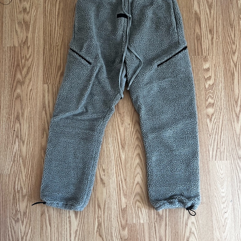 Fear of God Gray Fleece Joggers